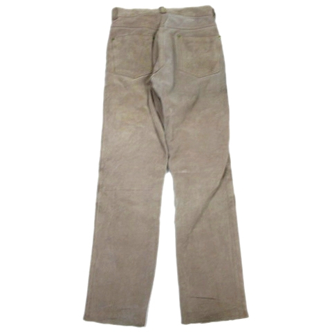 ショット Schott スエード ストレートパンツ ロング ジップフライ 30 ベージュ 8 5 メンズ 012 ベクトルパーク