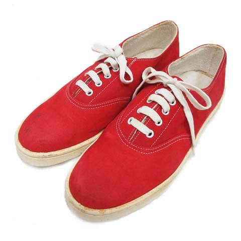 ポールスチュアート Paul Stuart スニーカー ローカット シューズ 24 1 2 赤 17 5 レディース 012 ベクトルパーク