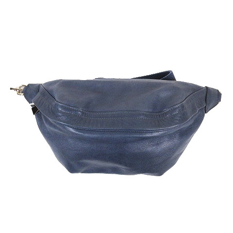 アニアリ Aniary ボディバッグ ショルダー レザー 迷彩 カモフラ裏地 紺 ネイビー I26 メンズ 012 ベクトルパーク