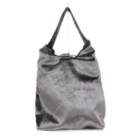 ユナイテッドアローズ United Arrows ベロア トートバッグ ワンハンドル リング カバン グレー 15 レディース 012 ベクトルパーク