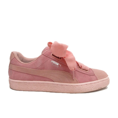 プーマ Puma スエード ハート ペベル Suede Heart Pebble スニーカー リボン 24 5 ピンク 01 9 6 レディース 012 ベクトルパーク