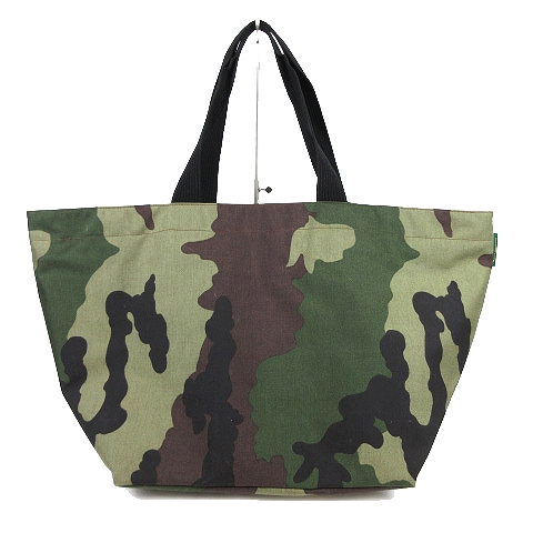 エルベシャプリエ Herve Chapelier カモフラージュ 舟形 ショルダーバッグ Xl トート ナイロン 迷彩 カーキ H74 メンズ レディース 012 ベクトルパーク