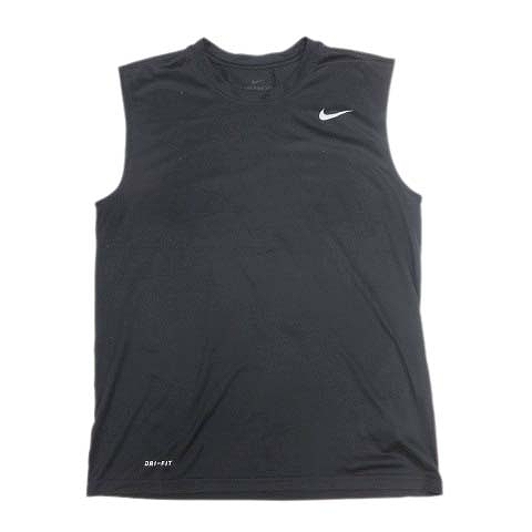 ナイキ Nike ノースリーブ シャツ タンクトップ ワンポイント カットソー L 黒 ブラック 7186 010 24 メンズ 012 ベクトルパーク