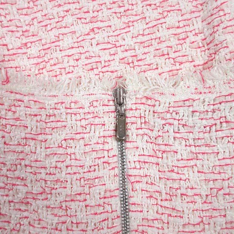 限定セール 半袖 ワンピース ツイード サマー Sport Escada エスカーダ Iラインシルエット ピンク レディース 36 膝丈 フリンジ ワンピース Illinoisqueeninitiative Com