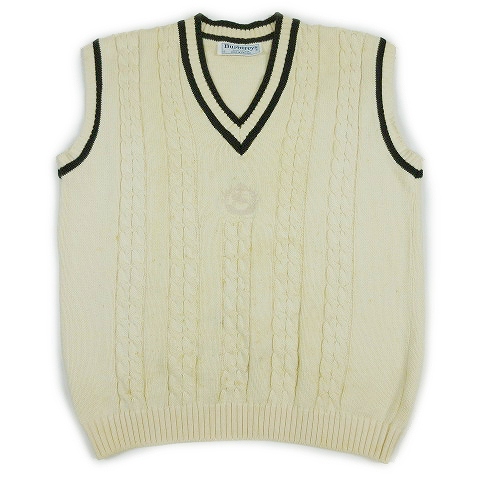 バーバリーズ Burberrys 90s チルデン ケーブル ニット ベスト ヴィンテージ コットン100 ノースリーブ セーター カットソー 英国製 S クリーム 12 1 メンズ 012 ベクトルパーク