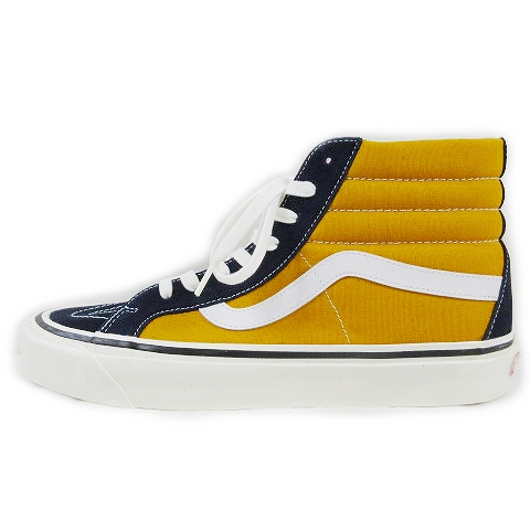 未使用品 バンズ Vans Sk8 Hi 38 Dx スケート ハイ スニーカー アナハイム ファクトリー Style38 スケハイ ハイカット シューズ 11 紺 ネイビー サフラン 6 メンズ 012 ベクトルパーク