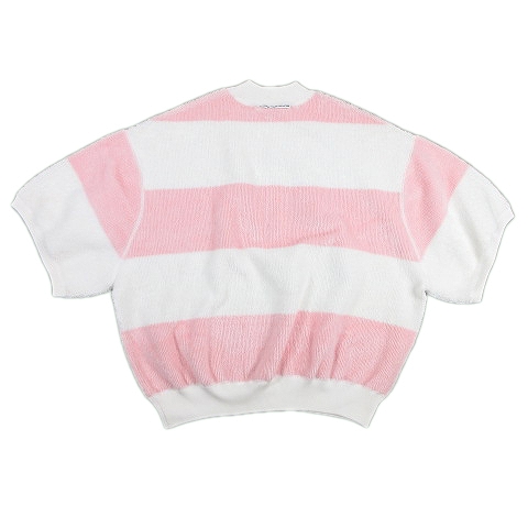 アレキサンダーワン Alexander Wang オーバーサイズ パイル ニット Tシャツ ワイド ボーダー クルーネック ビッグシルエット タオル地 カットソー Xs ホワイト ピンク 12 レディース 012 ベクトルパーク アレキサンダーワン Alexander Wang オーバーサイズ パイル ニット Tシャツ ワイド ボーダー クルーネック ビッグシルエット タオル地 カットソー Xs ホワイト ピンク 12 レディース 012 ベクトルパーク