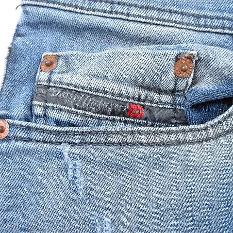 高級素材使用ブランド ディーゼル Diesel インディゴ 12 メンズ 32 30 ジーパン ストレッチ スリム パンツ ジーンズ 加工 ウォッシュ ダメージ デニム スキニー Slim Carrot Tepphar デニム ジーンズ Chulloweb Com