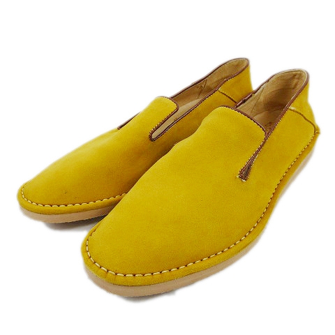 カミナンド Caminando Nano Universe ヌバック調 スリッポン ローファー ローカット シューズ 9 マスタード 黄 ナノユニバース 別注 5 メンズ 012 ベクトルパーク
