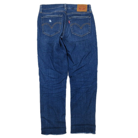 リーバイス Levi S Borrowed From The Boys スキニーデニム ジーンズ パンツ アンクル丈 カットオフ ダメージ加工 ジーパン 25 インディゴ 4 レディース 012 ベクトルパーク