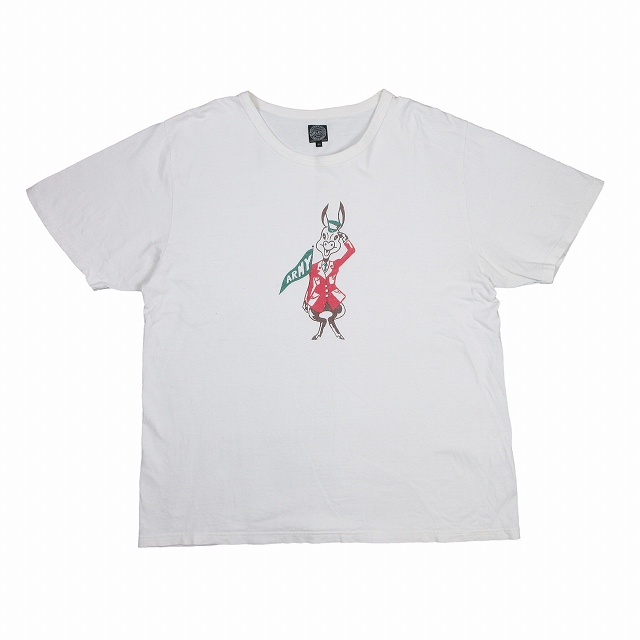 ジェラード Jelado 近年モデル Army Print Tee アーミープリント ヴィンテージライク Tシャツ 半袖 カットソー 44 白 ホワイト メンズ 012 ベクトルパーク