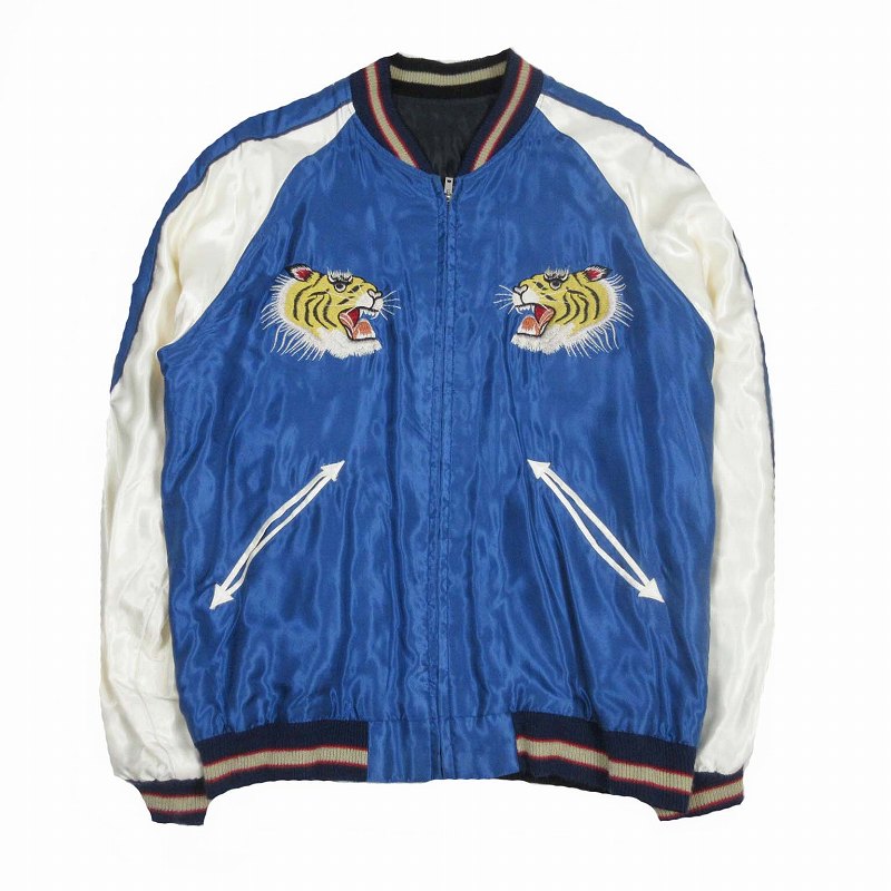 東洋 M品番 笹虎 スカジャン L リバーシブル TOYO 激レア