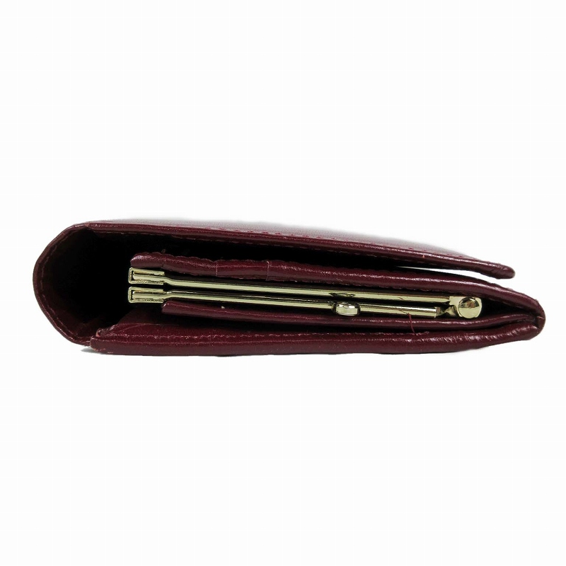 ギラロッシュ Guy Laroche ロゴ エンボス 型押し 長財布 がま口 小銭入れ フラップ ロング ウォレット ボルドー 赤系 11 メンズ レディース 012-202212050410 | ベクトルパーク ギラロッシュ Guy Laroche ロゴ エンボス 型押し 長財布 がま口 小銭入れ フラップ ロング ウォレット ボルドー 赤系 11 メンズ レディース 012-202212050410 | ベクトルパーク