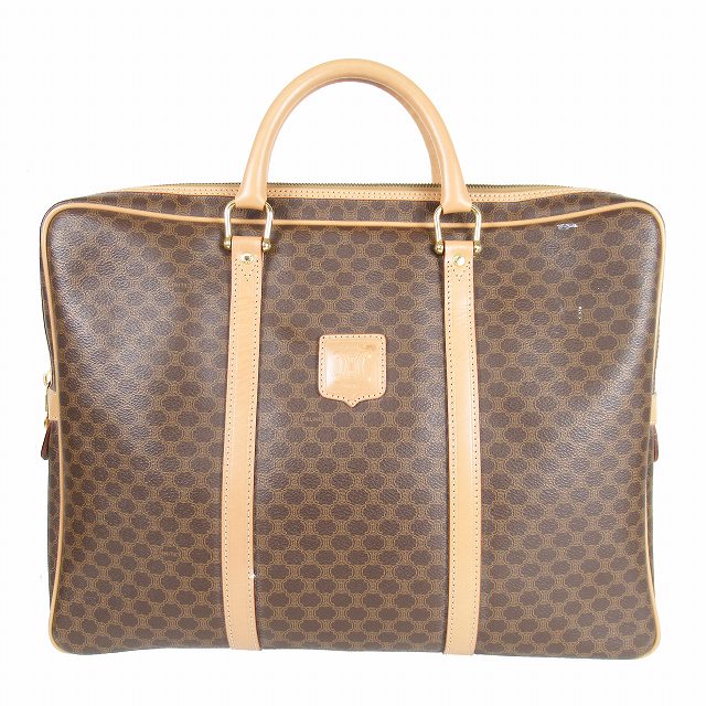 美品 セリーヌ CELINE ヴィンテージ M14 マカダム 総柄 ロゴ ビジネス  