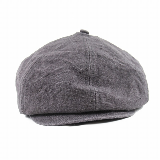 ナイジェルケーボン NIGEL CABOURN CASQUETTE HEMP CANVAS キャスケット ヘンプ キャンバス キャップ 帽子 M  チャコール 80460066000/●C08/メンズ