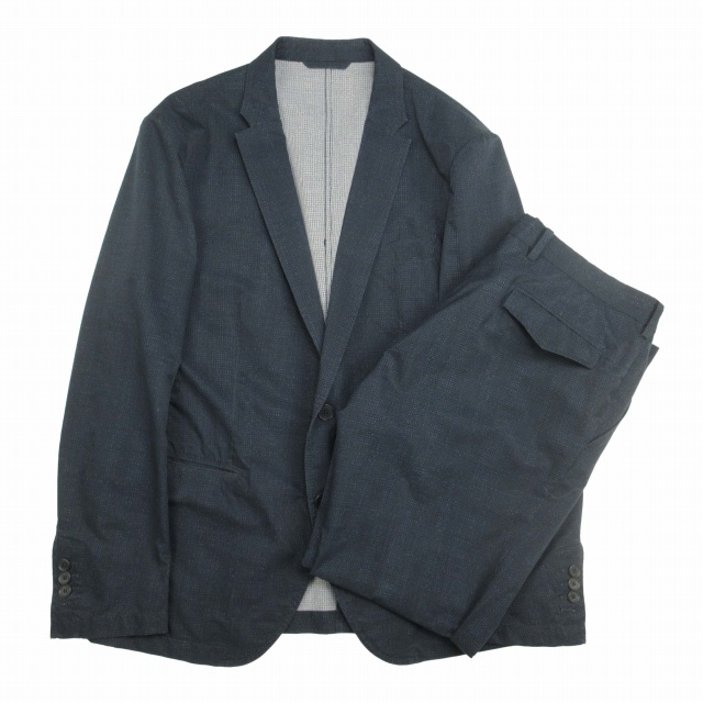 美品 ジョセフオム JOSEPH HOMME 春夏 シングル スーツ ストレッチ 
