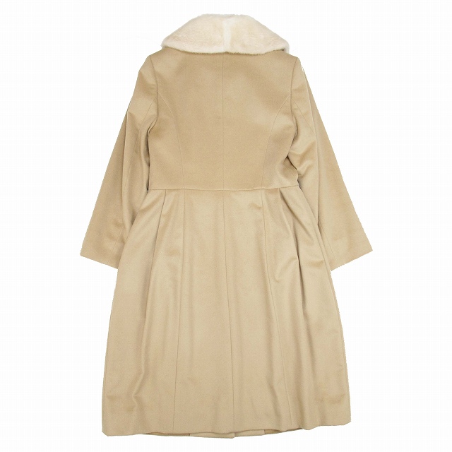 極美品 16aw フォクシー FOXEY カシミヤ100％ メルトン ステンカラー 
