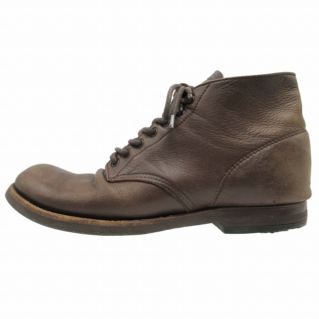 Mr. OLIVE メンズブーツ(茶色)（Mr.Olive/ME-523/POSTMAN BOOTS 