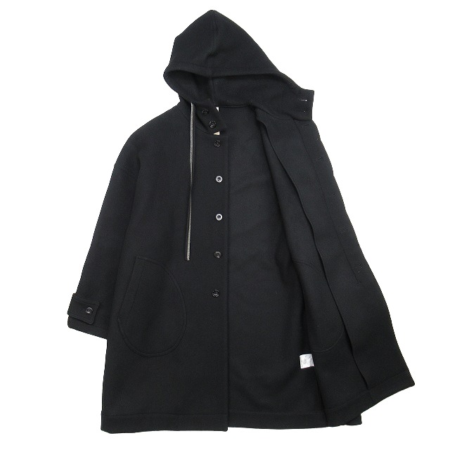 ヨウジヤマモト ダッフルメルトンスーパーロングフードコート 励ます 