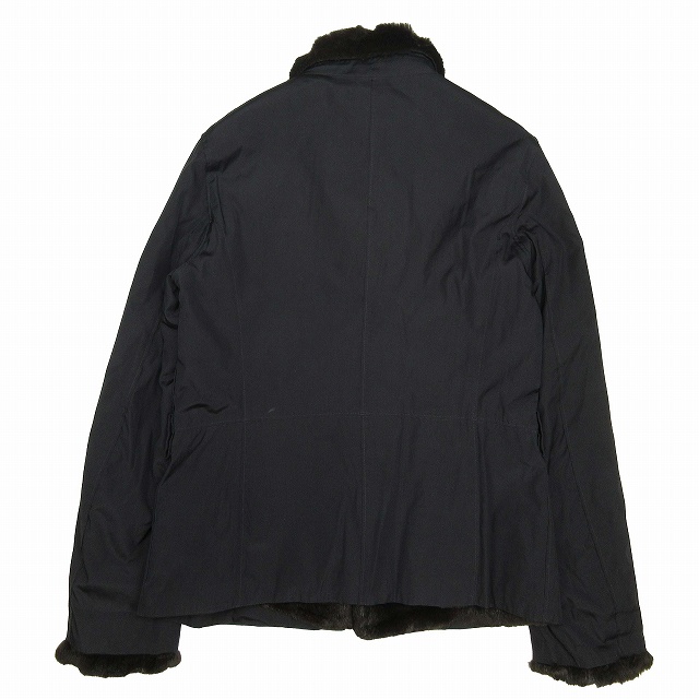 美品 チヴィディーニ CIVIDINI シルク ラビットファー ジャケット 