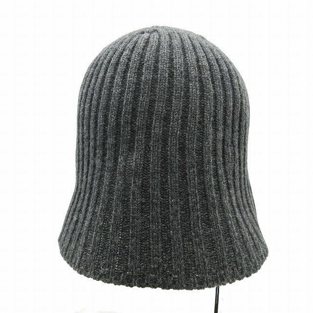 極美品 エントワフェイン ENTWURFEIN Fillip．L リブ ニット ハット 