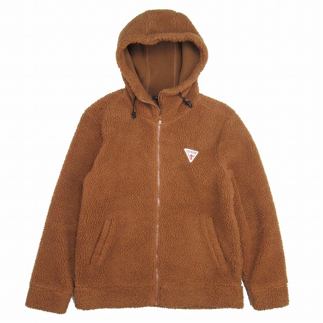 GAP ロゴボアパーカーフリース フード付き パーカー ブラウン