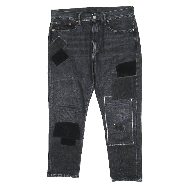 新品 定価44,000 ラルフローレン パッチワーク Avery ボーイフレンド POLO RALPH LAUREN - 新品 定価44,000 ラルフローレン パッチ