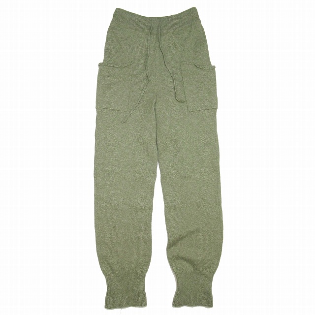 美品 19aw ペレック pelleq カシミヤ100％ ニット ジョガーパンツ  