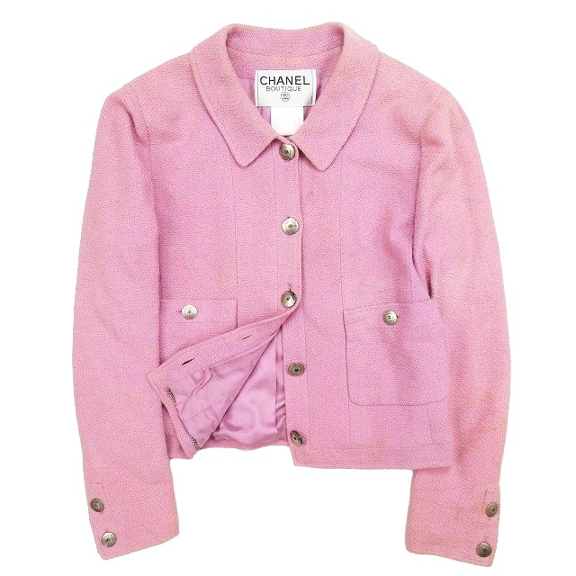 90s Vintage ヴィンテージ シャネル CHANEL クロップド丈 ツイード  