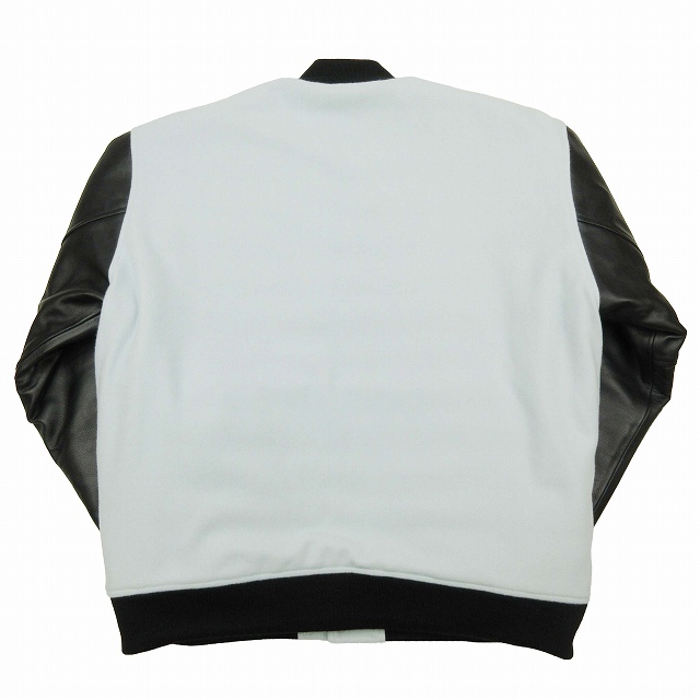 美品 アイスアンドテクノ ICE＆TECHNO varsity jacket メルトン 