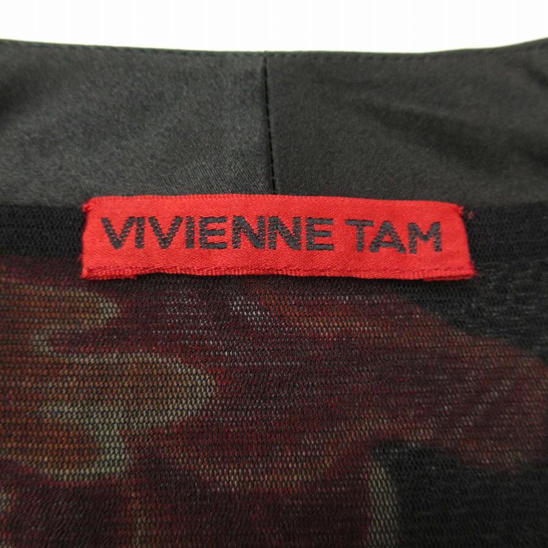 美品 08SS ヴィヴィアンタム VIVIENNE TAM チャイナ風 パワーネット 