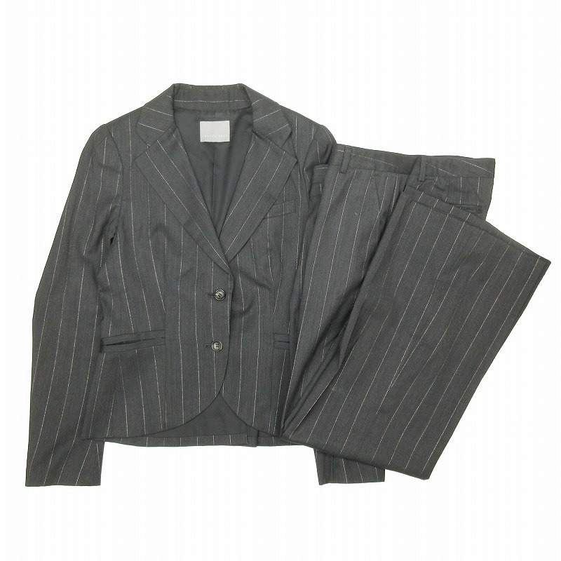 美品 セオリーリュクス theory luxe ストライプ スーツ セットアップ  