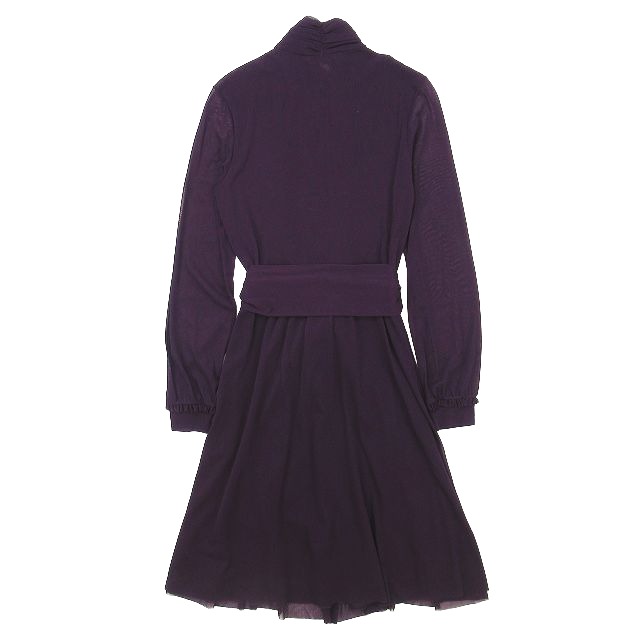 ヴィヴィアンタムパワーネットワンピースドレスパープルサイズ0
