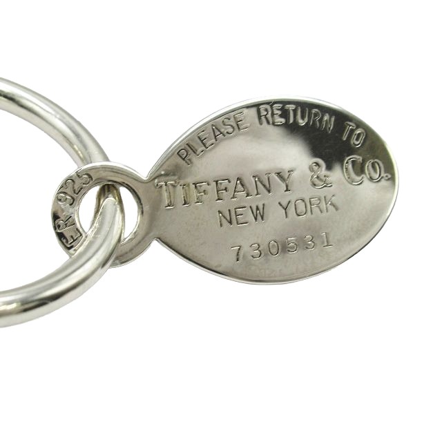 ティファニー スクリューボール シルバーキーリング メンズ  