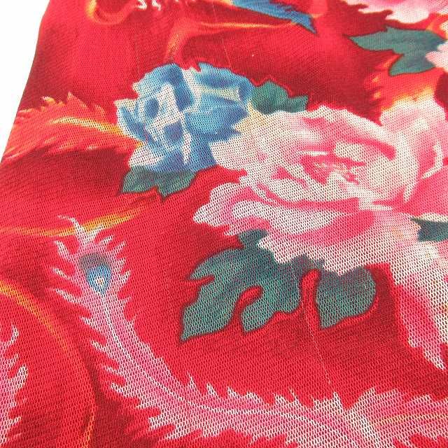 00s ヴィヴィアンタム VIVIENNE TAM 花柄 牡丹 鳳凰 パワーネット  