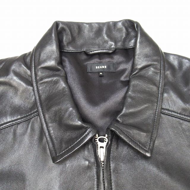 BEAMS レザーブルゾン美品