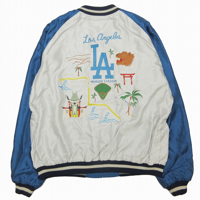 新品 24SS うす テーラー東洋 ビームス スカジャン LA DODGERS 