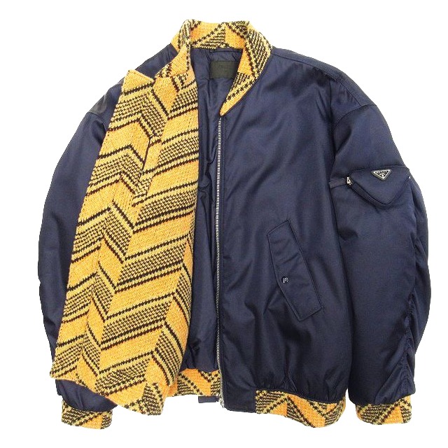 未使用品 21aw プラダ PRADA by Raf Simons ラフシモンズ ボンバー  