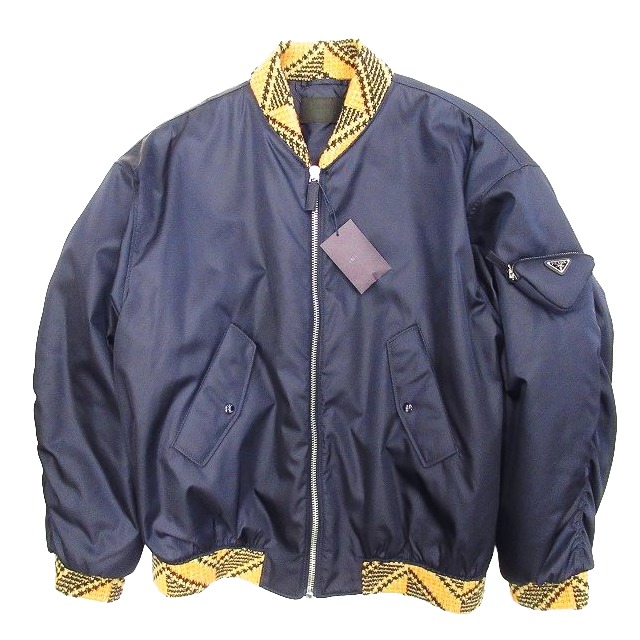Prada by raf 渦巻く simons 21AW MA-1ボンバーモッズコート