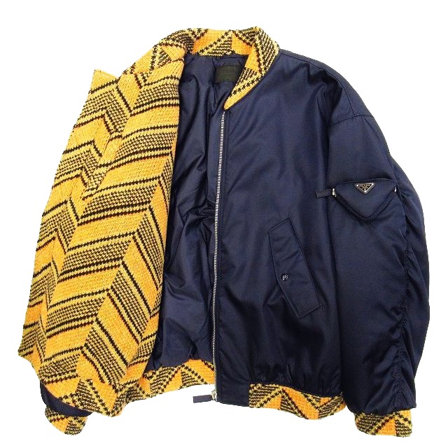 未使用品 21aw プラダ PRADA by Raf Simons ラフシモンズ ボンバー 