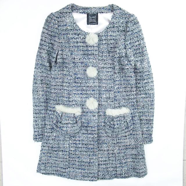 シンシアローリー ツイードビジューロングジャケット シンシアローリー