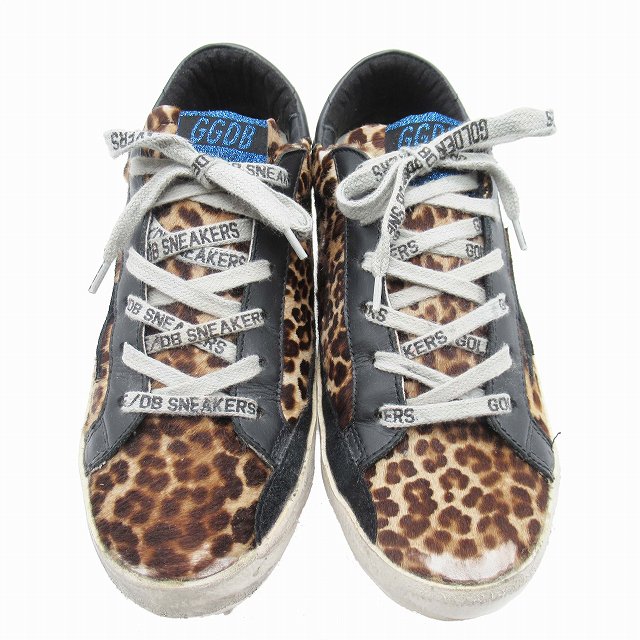 GOLDEN  SUPER STAR ハラコ レオパード 36 GOLDEN GOOSE SUPER STAR ハラコ レオパード 36