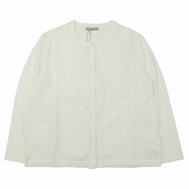 theory luxe カーディガンリネン100% オフホワイト