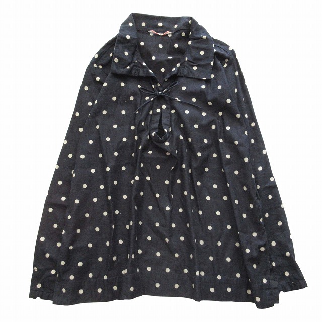 45R プルオーバーコットンシャツ ￼ドット Tシャツ