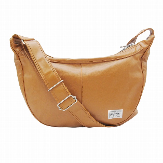 PORTER フリースタイル ショルダーバッグ 斜め掛けハーフムーン