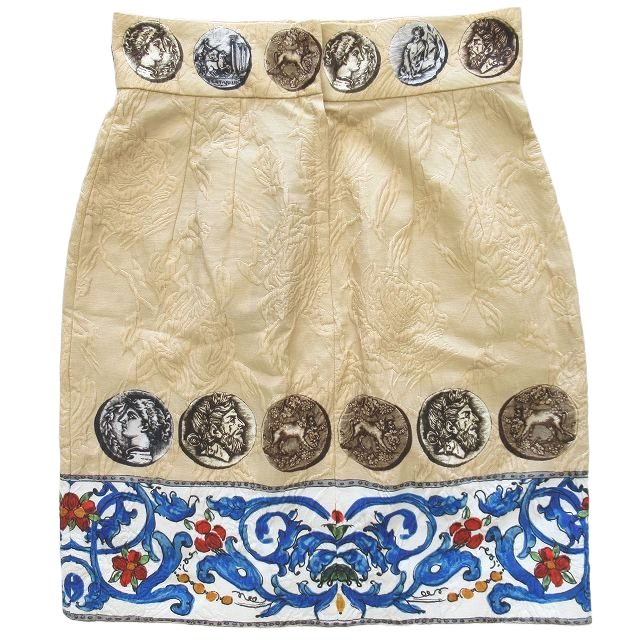 未使用品 14ss ドルチェ&ガッバーナ ドルガバ DOLCE&GABBANA コイン  