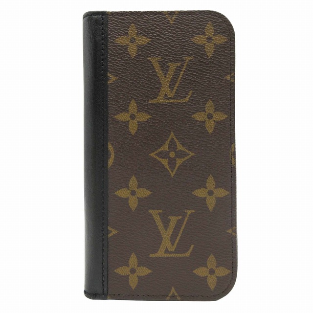 ヴィトン モノグラムリバース フォリオ iPhone 14Pro M81977 美品】ルイヴィトンiPhoneケース14pro フォリオ手帳型