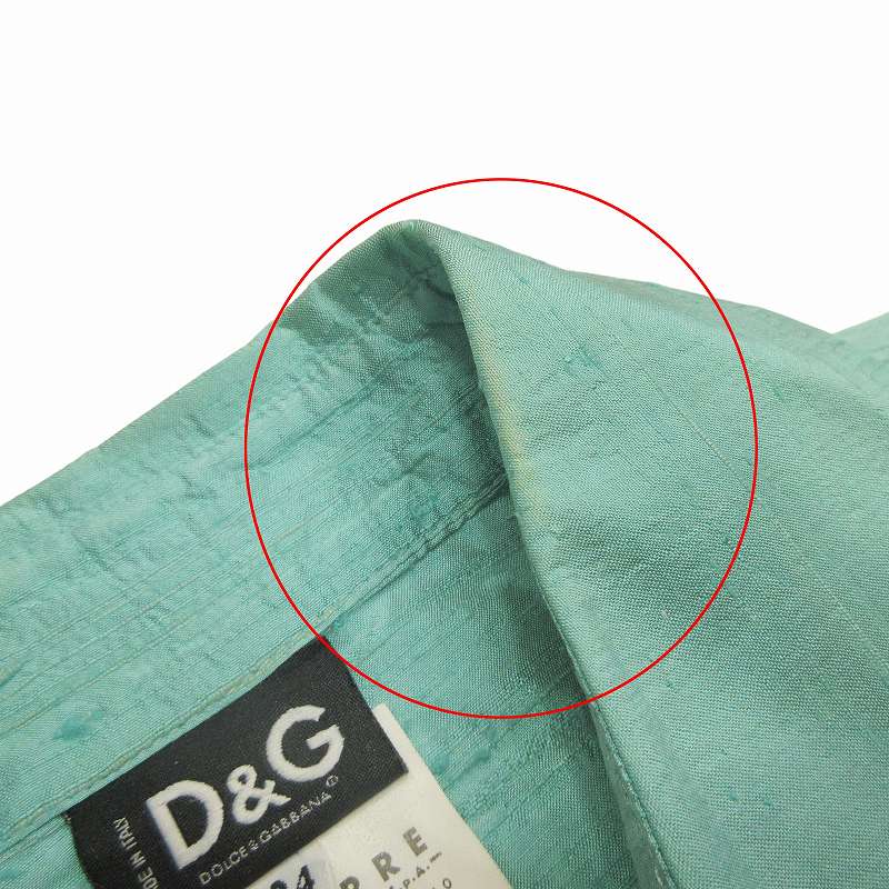 ：DOLCE&GABBANAドルチェアンドガッバーナ シルク 38 グリーン DOLCE&GABBANAドルチェアンドガッバーナ シルク 38 グリーン