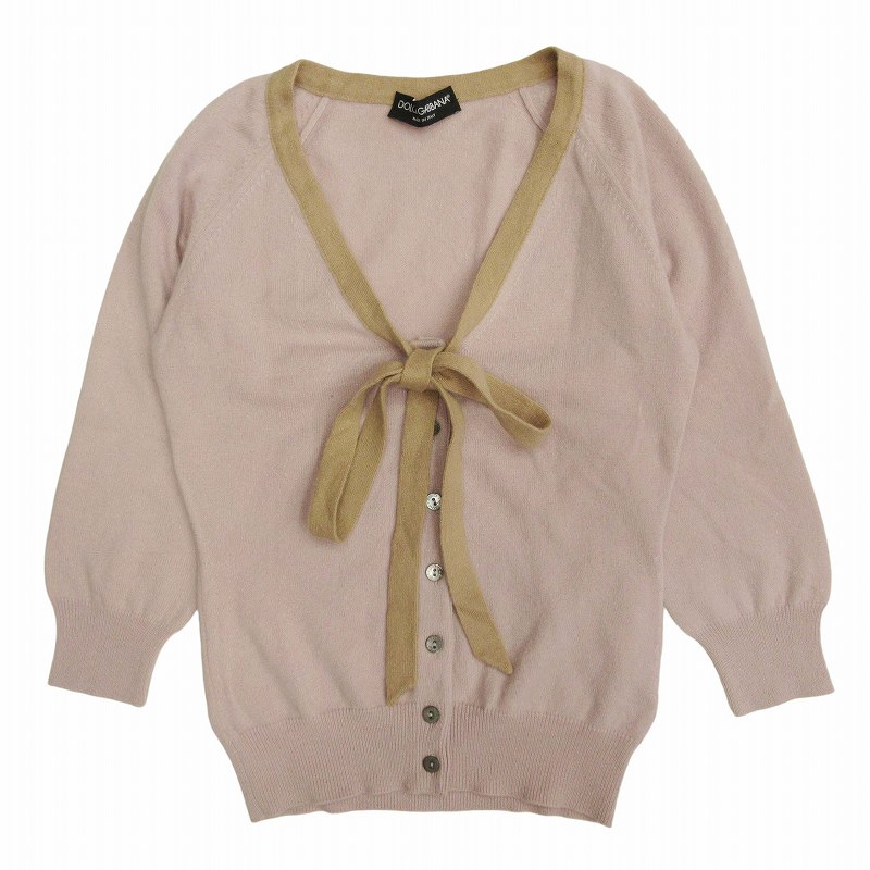 美品 ドルチェ&ガッバーナ ドルガバ DOLCE&GABBANA カシミヤ100  