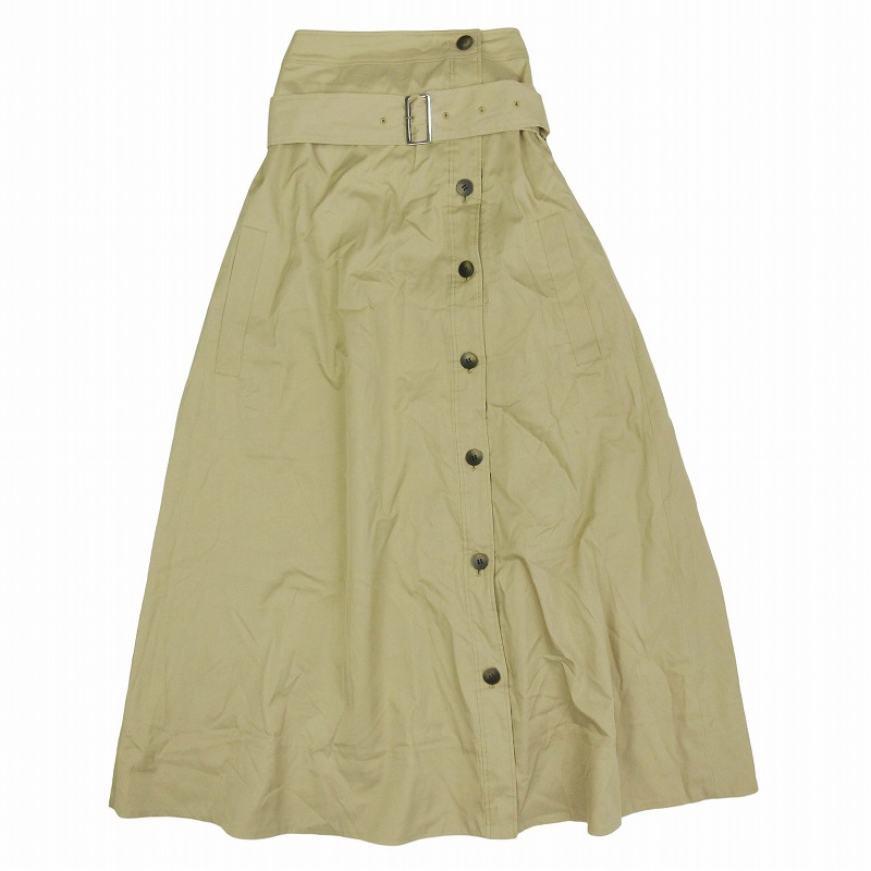 極美品 18SS スナイデル SNIDEL 2WAY ベア トレンチ ワンピース  